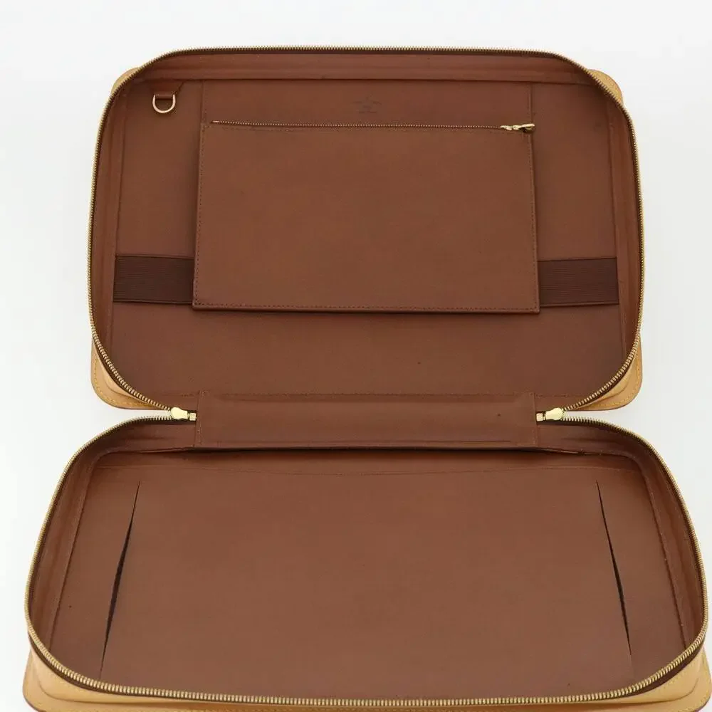 LOUIS VUITTON Valtec Briefcase Nomad Leather Beige M99071